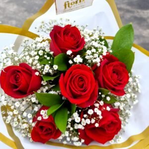 Buquê 6 rosas